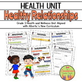 New Alberta Health Curriculum Grade 3 Healthy Relationships Unit