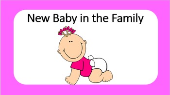 Preview of New Baby in Family Social Story
