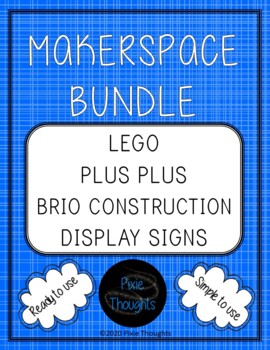 Preview of New Bundle of 4 Products! Original MAKERSPACE STEM TASK CARD Ready to Use SET B
