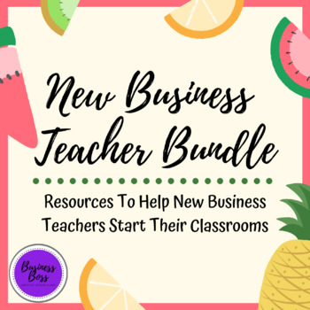 Preview of New Business Teacher Bundle