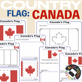 Preview of New! Canada Flag Activity / Canada Flag Differentiated Craft (6 Pages)