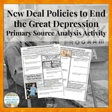 New Deal Great Depression Primary Source Analysis