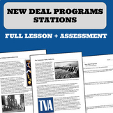 New Deal Programs Stations Activity and Assessment
