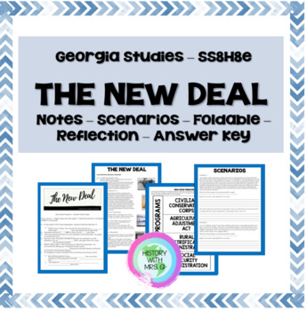 Preview of New Deal Programs in Georgia SS8H8e