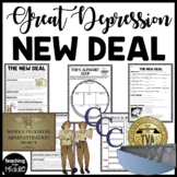Great Depression New Deal Reading Comprehension Worksheet FDR