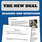 New Deal Reading and Questions