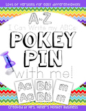 New Differentiated Pokey Pin Letter Formation ABC Literacy
