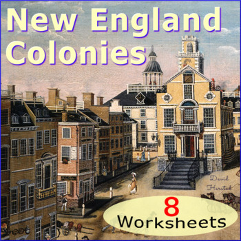 Preview of New England Colonies Worksheets