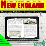 New England Colonies Differentiated Reading Passages