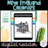 New England Colonies Digital Adapted Book | Google Slides 