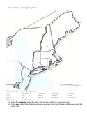 New England Colonies Map