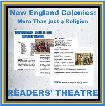 Preview of New England Colonies:  More Then Just Religion READER'S THEATRE