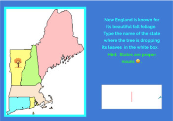 new england states and capitals map New England States And Capitals Boom Cards Games Geography Map new england states and capitals map