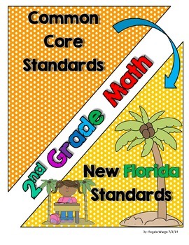 Preview of New Florida Math Standards Compared to CCSS - 2nd Grade