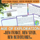 New France, New Spain, New Netherlands