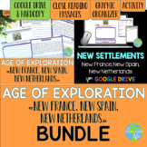 New France, New Spain, New Netherlands BUNDLE