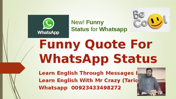 Preview of New! Funny Quote For WhatsApp Status