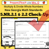 New Georgia Math 5.NR.2.1 & 5.NR.2.2 Check Up