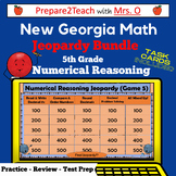 New Georgia Math Jeopardy BUNDLE - Numerical Reasoning 5th Grade