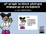 Georgia Standards of Excellence 6th Grade Earth Science Po