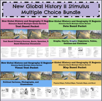 Preview of New Global History II Multiple Choice Regents Review Bundle