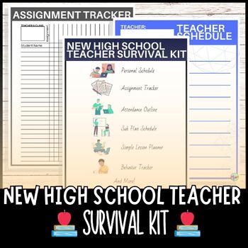 Preview of New High School Teacher Survival Tools | September | Summer | Fall