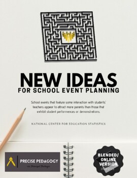 Preview of New Ideas for School Event Planning - Blended & Online Version