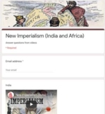 New Imperialism (India and Africa) self grading quiz