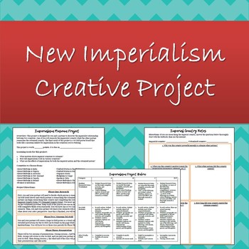 Preview of New Imperialism Tri-Fold Museum Project for World History