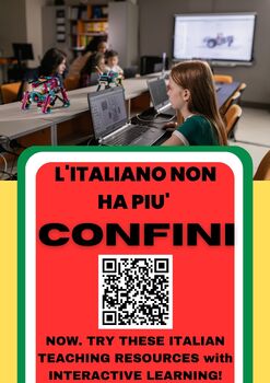 Preview of New Italian Bundle with Interactive teaching resources - 5 in 1 - $17.75 Saved!