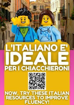 Preview of New Italian Language Bundle with 5 Teaching Resource to Improve Fluency! -50%