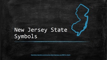 Preview of New Jersery State Symbols Powerpoint and Small Book