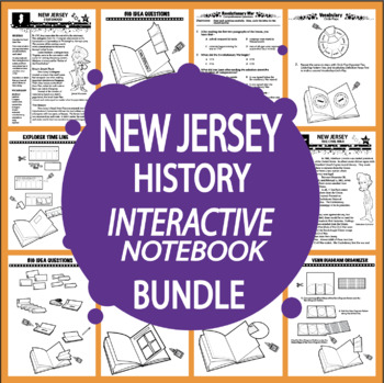 Preview of New Jersey History  – ALL New Jersey State Study Content – No Textbook Needed!