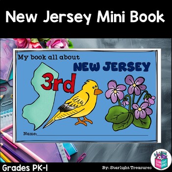 Preview of New Jersey Mini Book for Early Readers - A State Study