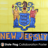 New Jersey State Flag Collaboration Poster