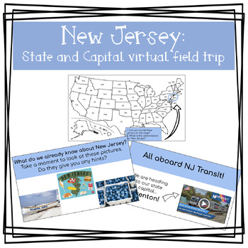 Preview of New Jersey: State and Capital Virtual Field Trip 