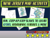 State of New Jersey Map Activity- fun, engaging, follow-al