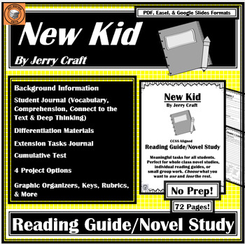 Preview of New Kid | Reading Guide | Book / Literature Novel Study | Graphic Novel | FULL