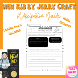 New Kid by Jerry Craft - Anticipation Guide - Model/ Sente