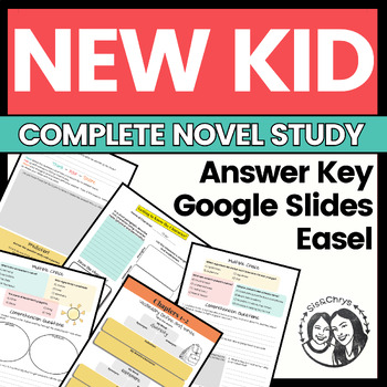 Preview of New Kid by Jerry Craft - Printable + Digital Novel Study