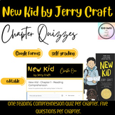 New Kid by Jerry Craft - Reading Comprehension Chapter Qui
