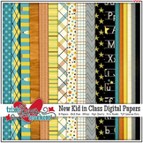 New Kid in Class Digital Papers