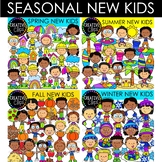 New Kids Seasonal Clipart Bundle {Seasons Clipart}