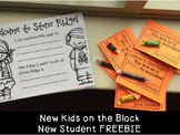 New Kids on the Block - editable New Student group FREEBIE