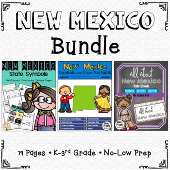 Preview of New Mexico Bundle - Three Sets of Lesson Helps