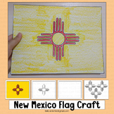 New Mexico Flag Craft Coloring Pages Activities Bulletin B