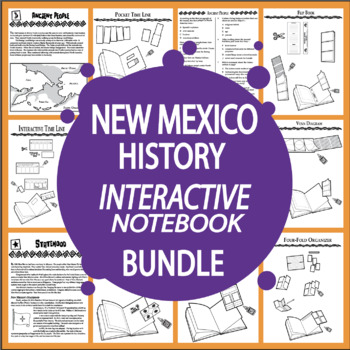 Preview of New Mexico History State Study–ALL Content–No Textbook Needed! 2022 Standards
