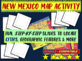 New Mexico Map Activity- fun, engaging, follow-along 20-slide PPT