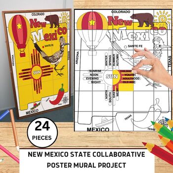 Preview of New Mexico State Collaborative Mural Project | Bulletin Board | New Mexico Map