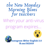 New Monday Morning Blues for Teachers- Meme